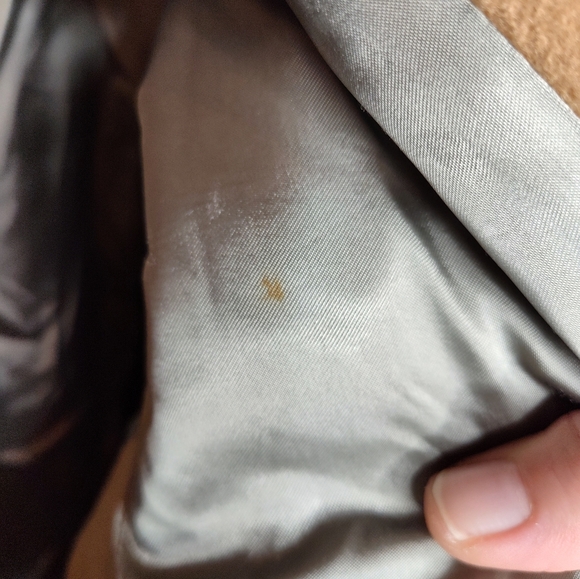 Vintage Kashlan Harry Shaffner and Marx Cashmere Wool Driving Coat saddle tan - Picture 6 of 13